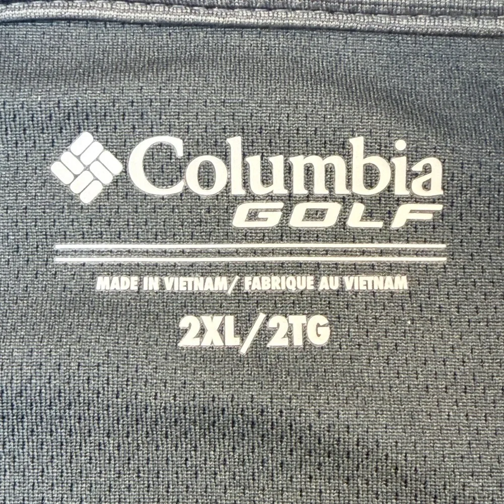 Columbia Golf Omni Wick Shotgun 1/4 Zip Pullover Mammoths Mens 2XL NWT Gray